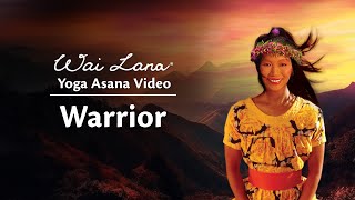 Simple and Easy Yoga Asana for Beginners  Warrior 1 by Wai Lana [upl. by Llehsim]