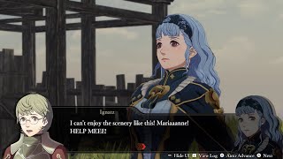 Fire Emblem Warriors Three Hopes Ignatz amp Marianne Support Conversations [upl. by Saito]