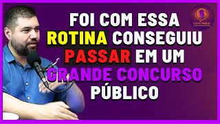 Ele Passou em um Grande Concurso Público com Essa Rotina Simples [upl. by Catto]