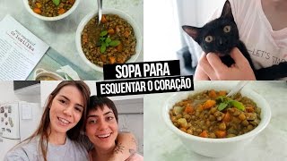 SOPA DE LENTILHA VEGANA  Mi Alves [upl. by Mcclelland]