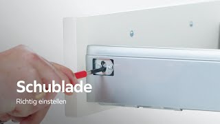 Schublade einstellen – Möbelix Montagevideo [upl. by Anitsud]