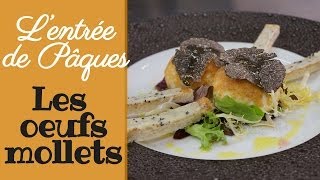 Recette de Pâques  Les oeufs mollets roulés à la mie de pain [upl. by Nakah600]