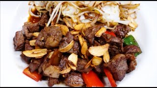 Pan fry beef teppan style  Easy beef teppanyaki recipe beef teppanyaki [upl. by Rudich208]