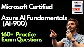 160 Practice Exam Question and Answers AI900 Microsoft Azure AI Artificial Intelligence Fundaments [upl. by Anoyet]