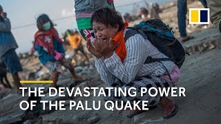 Indonesia earthquake 2018 The devastating power of tsunami soil liquefaction and more [upl. by Eelsha]