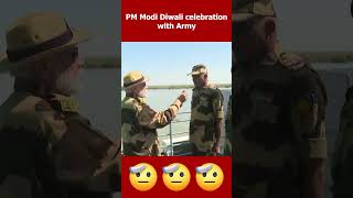 Modi celebrates Diwali with soldiers 😎pakistanireaction kadwasach [upl. by Eekorehc]