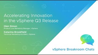 VMware vSphere Breakroom Chats  Episode 30 [upl. by Bortz]