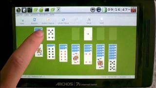 Enlightenment Desktop on Linux Powered ArchOS ARM Tablet [upl. by Adnamal]