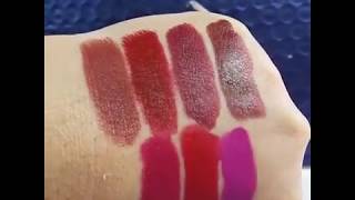 ESTEE LAUDER Pure color Envy mattè lipstick swatch [upl. by Stephine782]