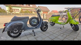 Quattrini M200 Projekte 1x Vespa 50 Special amp 1x Vespa 50R [upl. by Haile295]