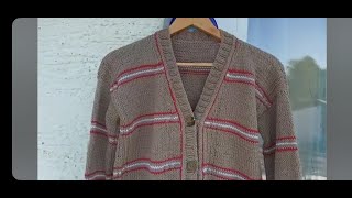 strickenjacke wie Burberry kurze Anleitung [upl. by Lemire]