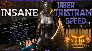 Ive NEVER SEEN UBER TRISTRAM MELT so fast  This Uber build is INSANE  Diablo 2 Resurrected [upl. by Ahsillek]