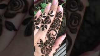 Henna design🍃 Recreate henna artistry by nowrin design 💕 [upl. by Nocaed]