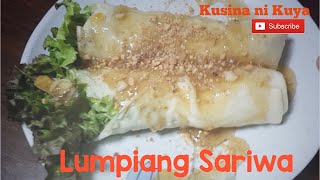 Easy Lumpiang Sariwa  Simple Recipe [upl. by Tomkiel]