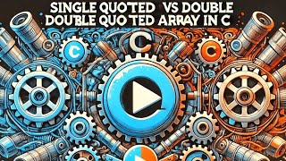 Single quoted vs double quoted char array in C  Part  16  C Language For Beginners 📝1️⃣ 0️⃣1️⃣ [upl. by Ailhad]