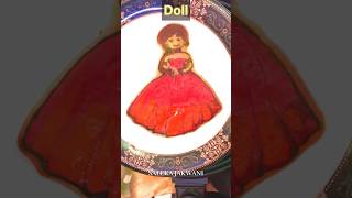 Doll Pancake Art  Day 175  stories art pancakeart asmr pancake pancakeday easy cake trend [upl. by Lleznov]