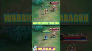 Natalia  Warrioress Paragon collector skin VS Grim Strangler skin  MLBB  Part 3 [upl. by Pegma817]