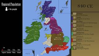 The History of the British Isles Every Year [upl. by Nalaf]