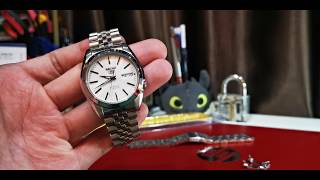 Poorman Grand Seiko change Rolex jubilee link Seiko 5 SNKL41K1 How to 80 Become 8000 Feel  pt2 [upl. by Siradal]