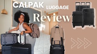 What is the best Carryon suitcase for Travel CALPAK luggage REVIEW Is it better than Beis [upl. by Ahtivak]