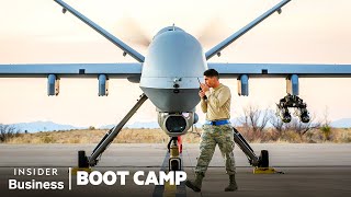 How Air Force Drone Pilots quotFlyquot The 32 Million MQ9 Reaper  Boot Camp  Insider Business [upl. by Namron232]