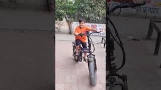 Mini Stunt Bike Folding Electric Cycle ebike electricbike cycling folding electric viralvideo [upl. by Rea907]