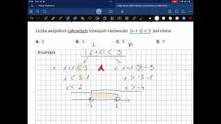 Wartość bezwzględna czyli zadania z matury Sierpień 2024 [upl. by Elfstan515]