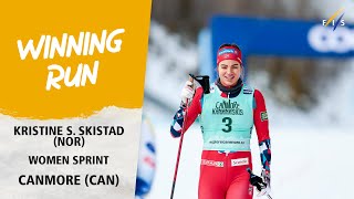 Skistad ends Svahns Sprint streak  FIS Cross Country World Cup 2324 [upl. by Wehttam]