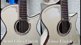 Semi Gloss Finish VS Gloss Finish  Park Guitar  HANAMasaaki Kishibe [upl. by Sapphira]