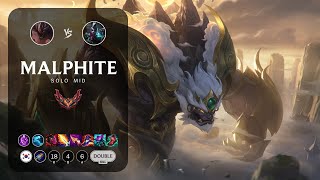 Malphite Mid vs Ekko  KR Grandmaster Patch 148 [upl. by Arelc]