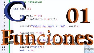 Programación en C  FUNCIONES [upl. by Peder185]