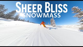 Skiing Sheer Bliss at Snowmass [upl. by Elstan659]