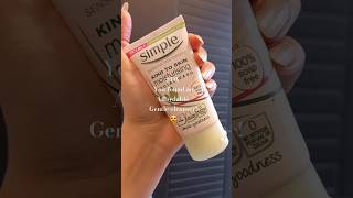 Simple facial wash for dehydrated amp dull skinreelsshortsvideoviralshorts [upl. by Arenahs]