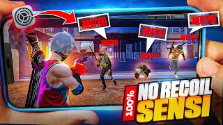 100 No Recoil Headshot Tricks For Android amp IOS 🤯  Best Settings  Sensi ❤️✨ [upl. by Dnalsor]