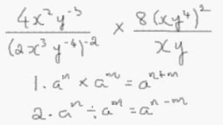 Simplifying Powers  Indices  Exponents  Example 1 [upl. by Adok]