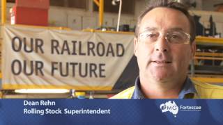 Fortescue Metals Group FMG Rail Expansion Project update [upl. by Castora]