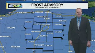 Areas of frost expected early Monday morning [upl. by Lannie521]