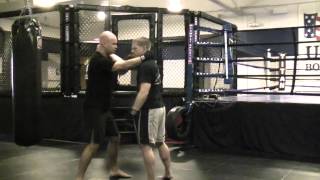 MMA Striking Clinch Drills Dirty Boxing [upl. by Lledrev]