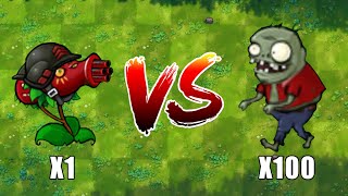 PVZ 1 Fusion Challenge 1 Fusion Plants VS 100 Imp  EXTRA  Who Will Win [upl. by Imojean]