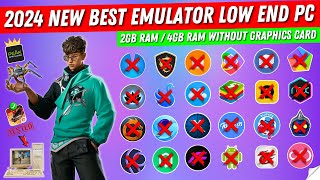 2024 Best Emulator For Free Fire Low End PC  New Emulator For 2GB4GB Ram PC Without Graphics Card [upl. by Comfort]