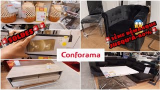 🚨SOLDES CONFORAMA 3ÈME DÉMARQUE 80 DÉCORATION MOBILIER 🚨 [upl. by Nagaek]