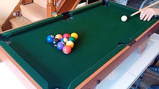 10 ball pool run on 3ft pool table [upl. by Lanos237]