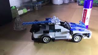 LEGO DeLorean DMC12 back to the future mini test [upl. by Blunt]