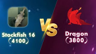 Stockfish 16 4100 vs Dragon 3800 chessbd club chess stockfish16 [upl. by Acisej310]