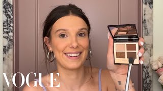 Millie Bobby Browns Date Night Beauty Routine  Beauty Secrets  Vogue [upl. by Fransis]