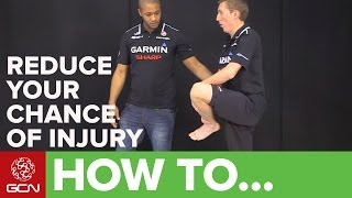 How To Avoid Injury When Cycling  Dynamic Stretches For Cycling With Garmin Sharp [upl. by Desberg]