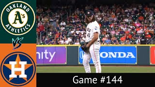 Astros VS Athletics Condensed Game 91024 [upl. by Ainesej]