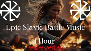 Epic Slavic Battle Music 1 Hour Mix  Battle Music With epic Bulgarian Choir [upl. by Akcimehs]