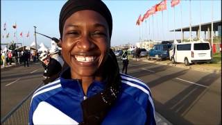 Le grand marathon dEiffage à Dakar février 2016 [upl. by Yrdua]