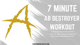 7 Minute Ab Destroyer Workout [upl. by Alig497]